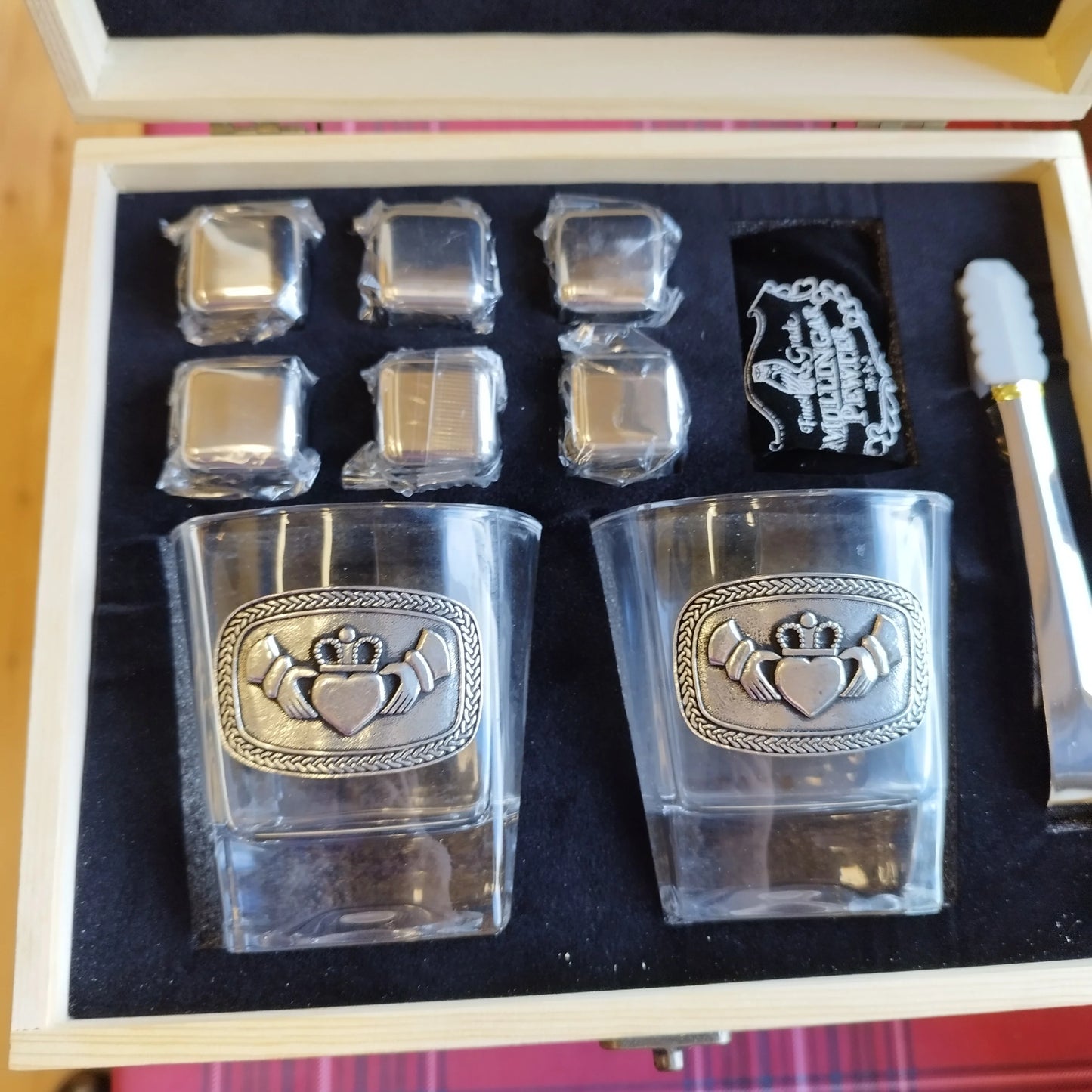 Mullingar Pewter Whiskey Tumbler Set