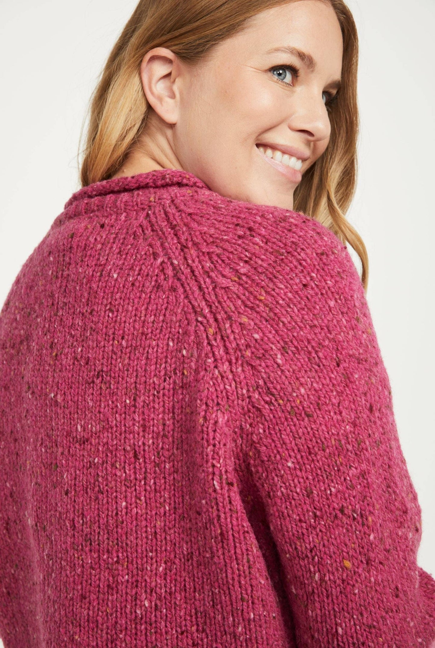 Brackloon Tweed Roll Neck Women's Sweater