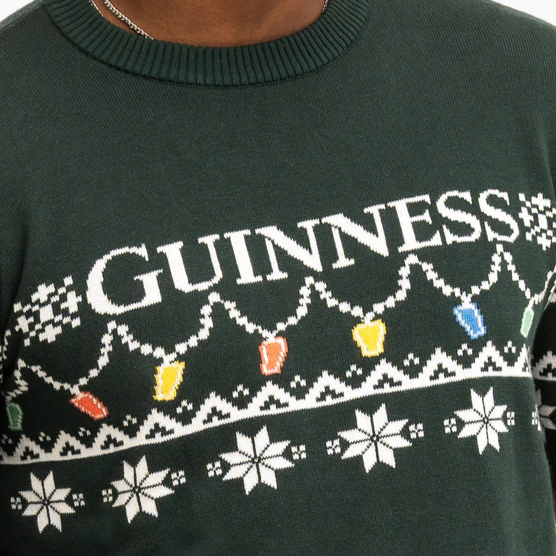 Guinness Holiday Pint Lights Sweater - Limited Edition
