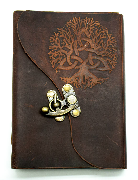 Soft Leather Tree of Life Journal 5 x 7 inches