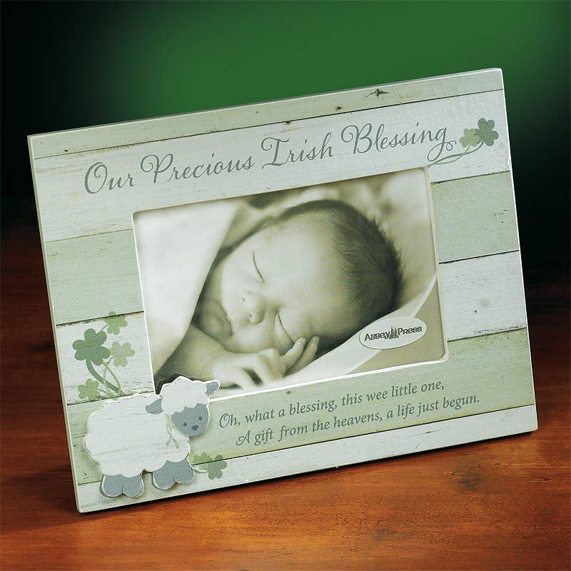 Precious Irish Blessing Baby Frame