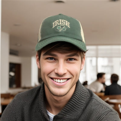 Mesh Shamrock Cap
