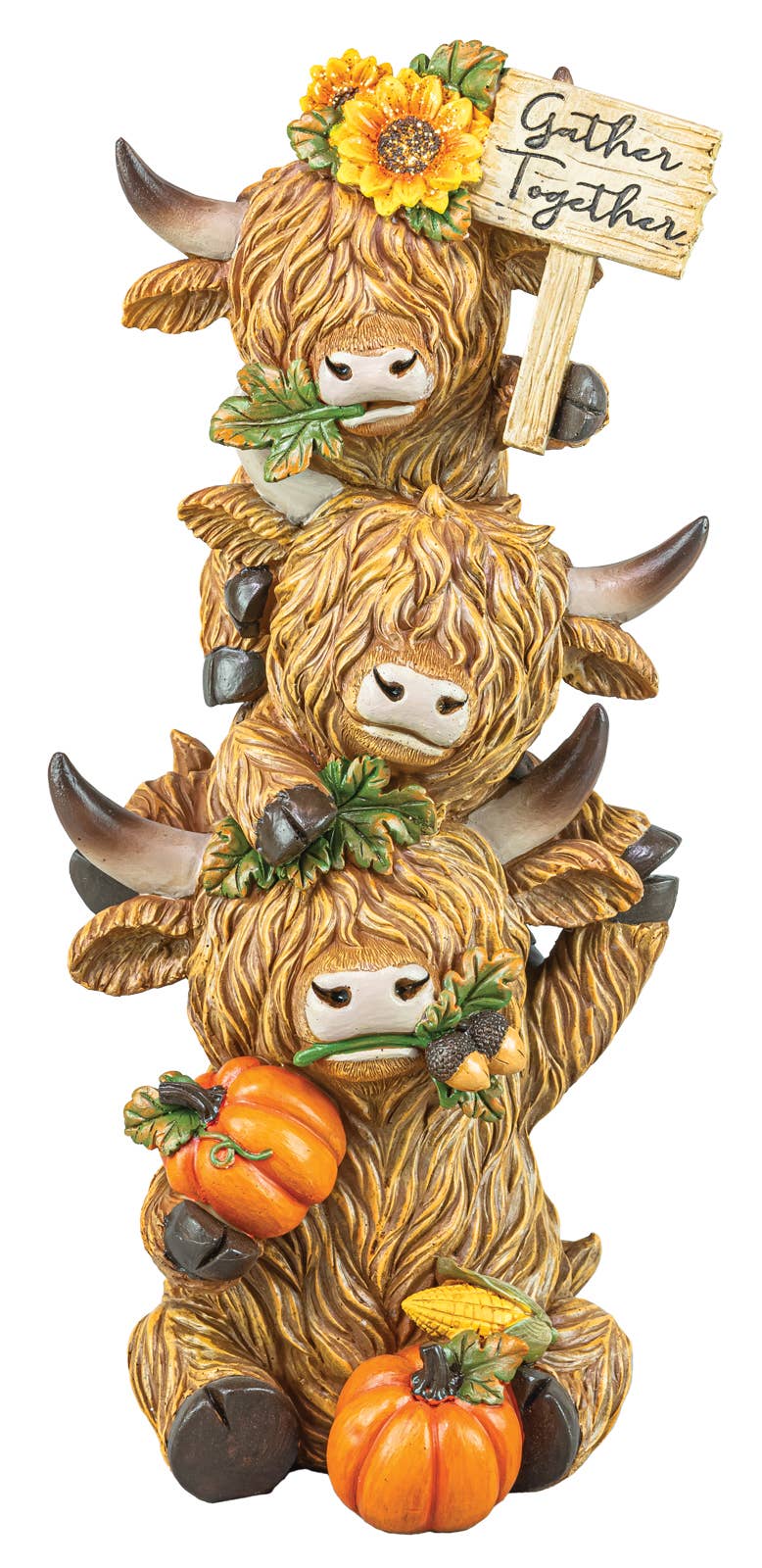 HARVEST HIGHLAND COW STACKER