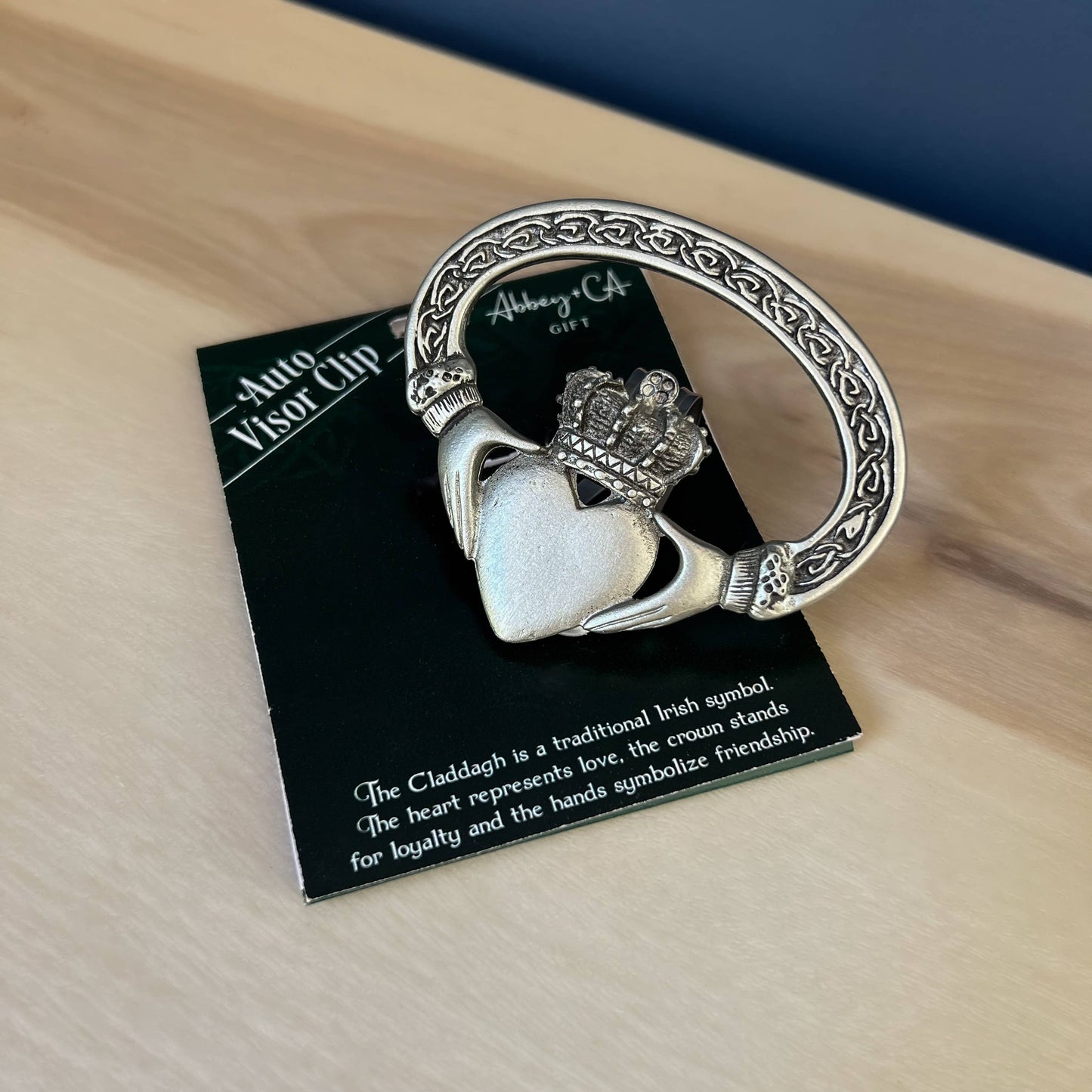 Claddagh Visor Clip