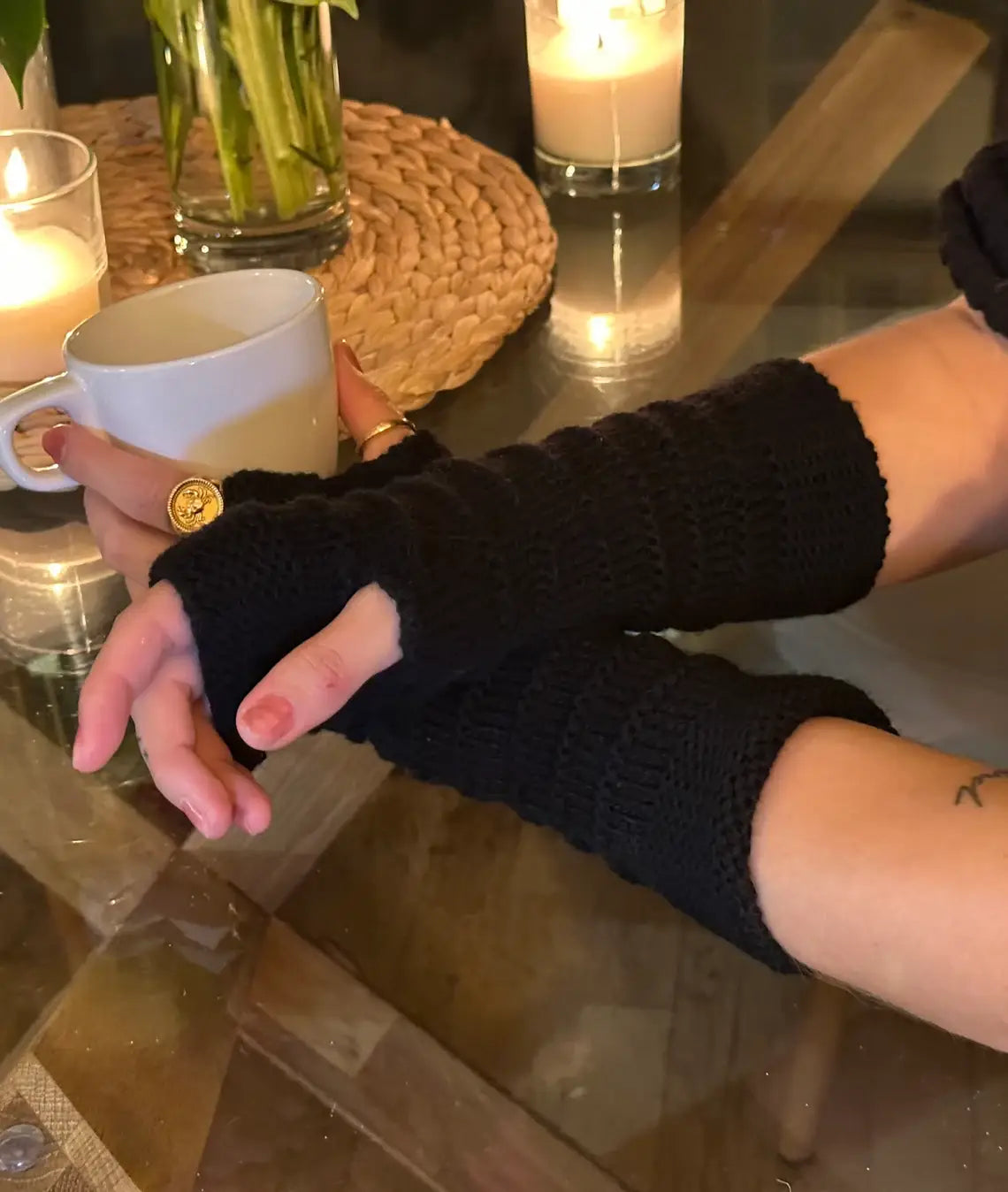 Outlander-inspired striped mittens | Mrs Fitz Cottagecore