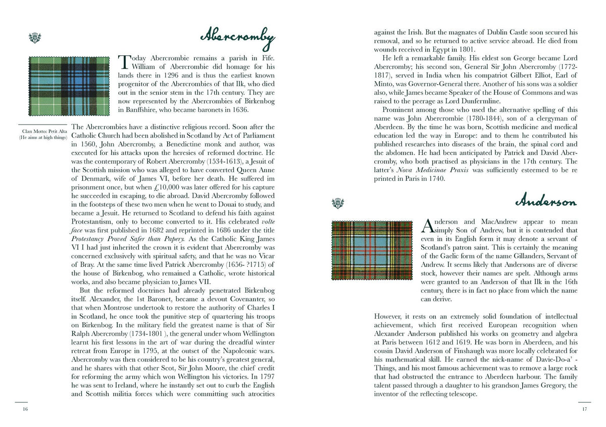 Scotland's Clans & Their Tartans