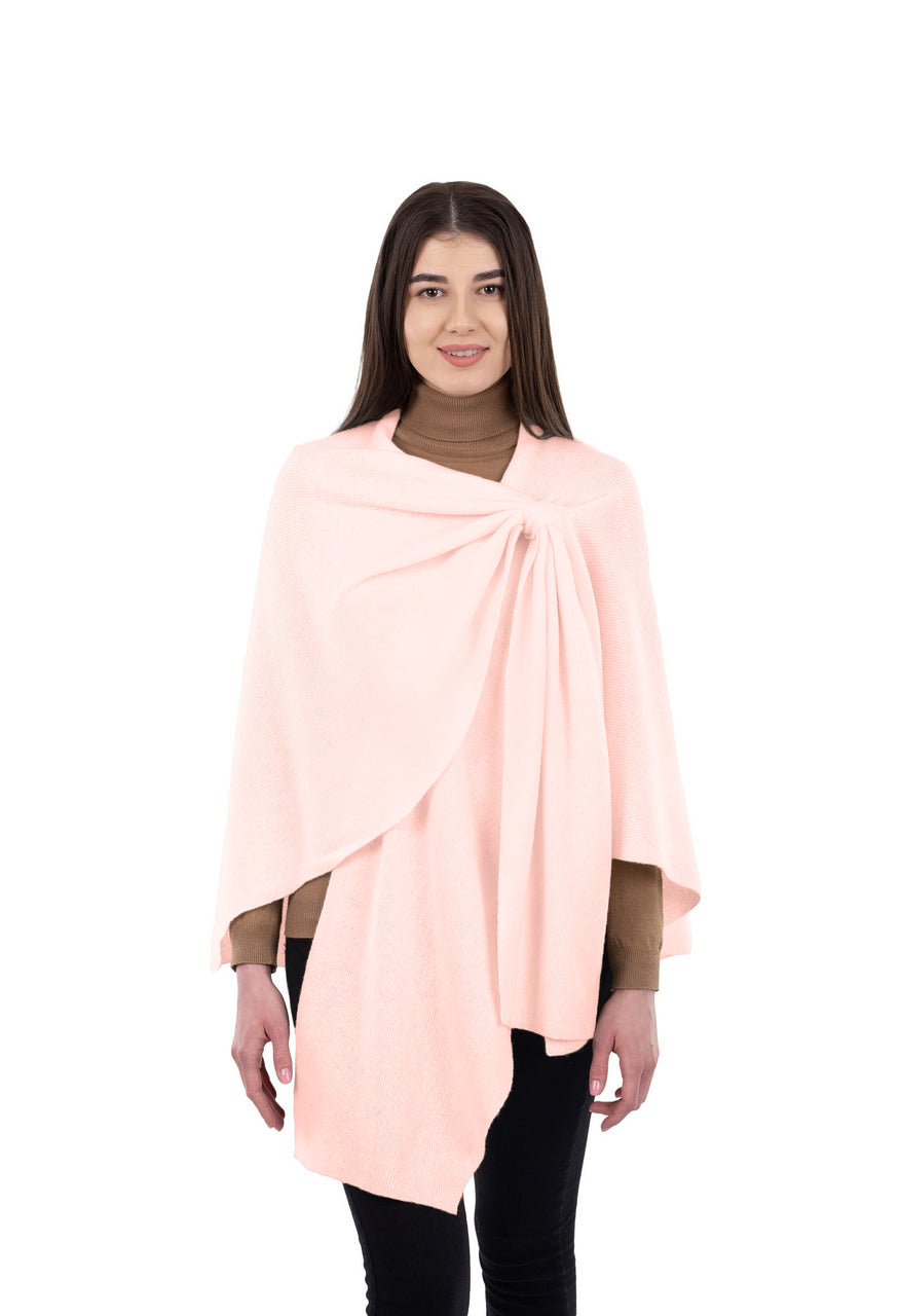 Lambswool Draped Shawl