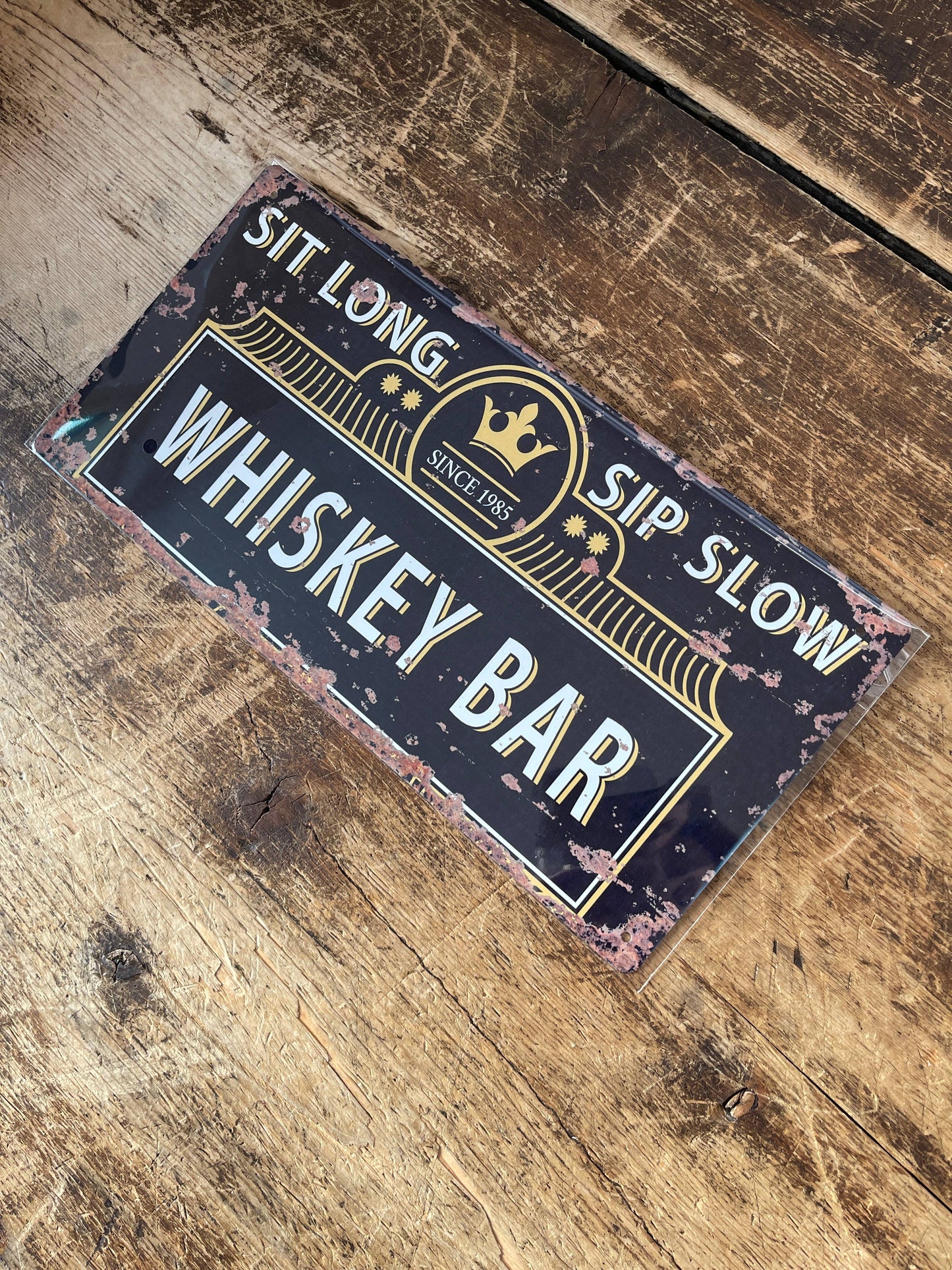 Whiskey Sign, Whiskey Bar Sign Metal Vintage Sign Kitchen