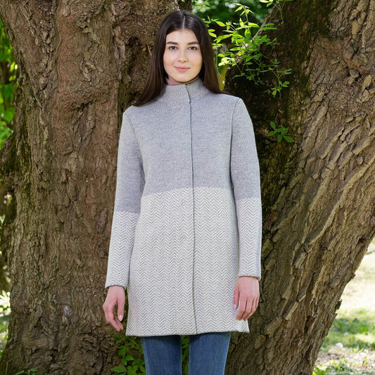 Ladies Herringbone Coat