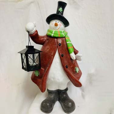 Lamp Lighter Irish Snowman (LED light)