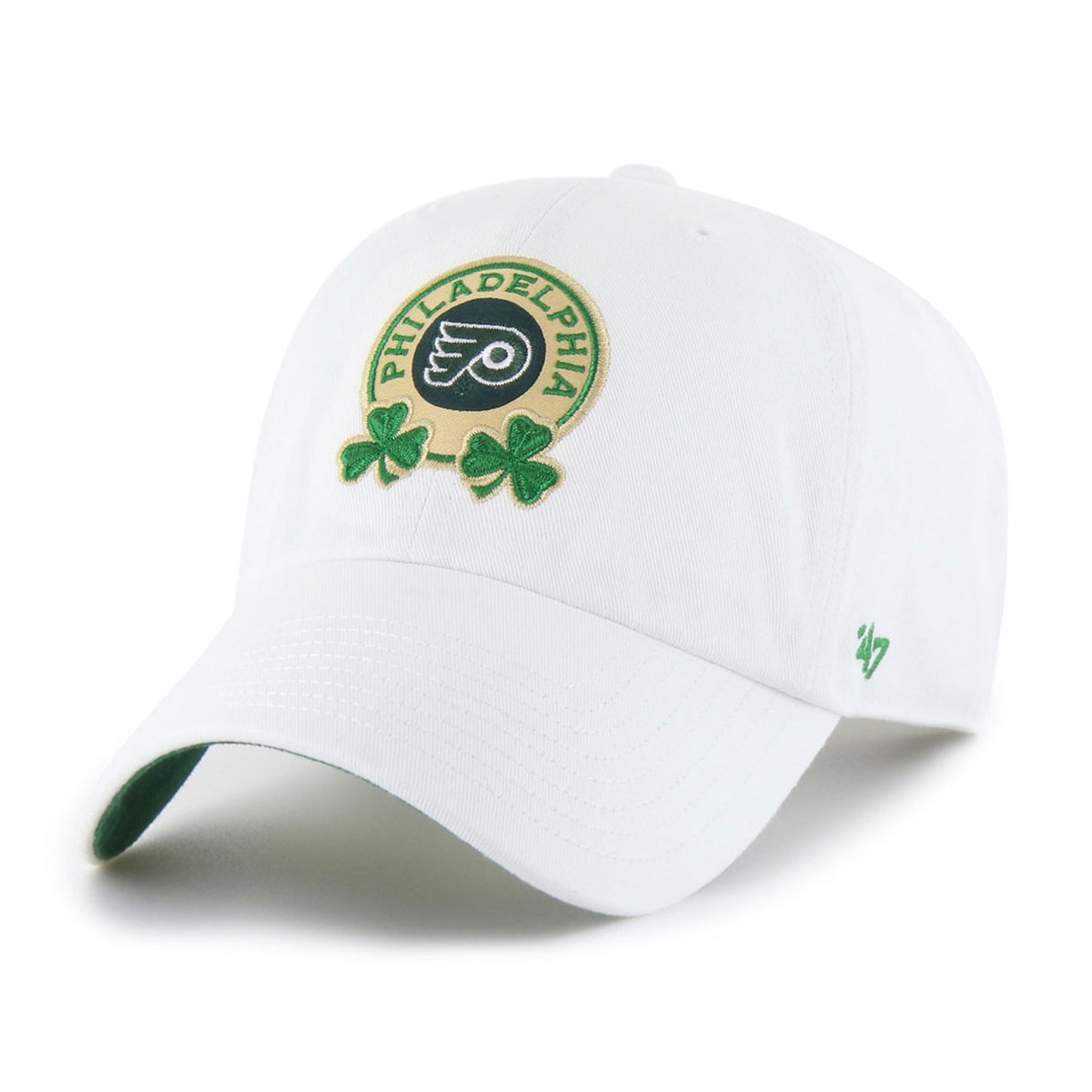 Philadelphia Flyers St. Paddy's Double Shamrock '47 Clean Up Cap