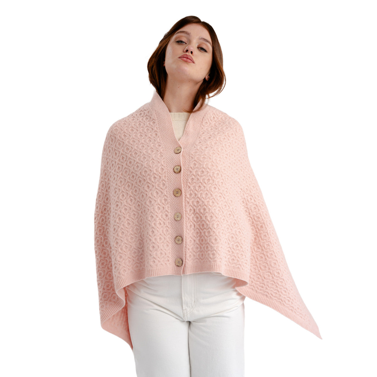 Luxurious Knit Lambswool Poncho