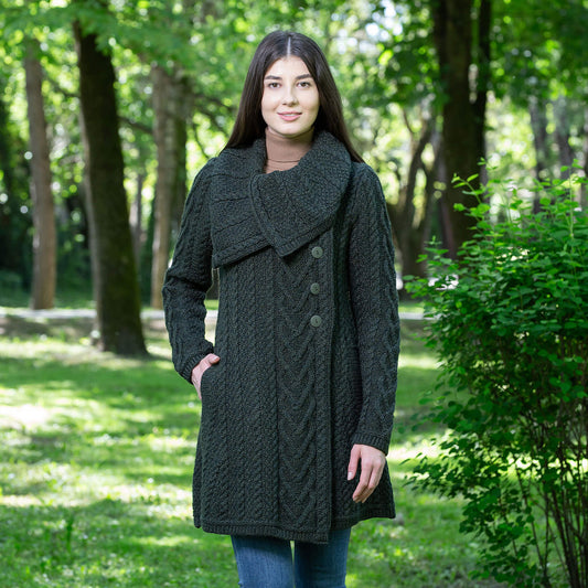 Classic Aran Cable Coat