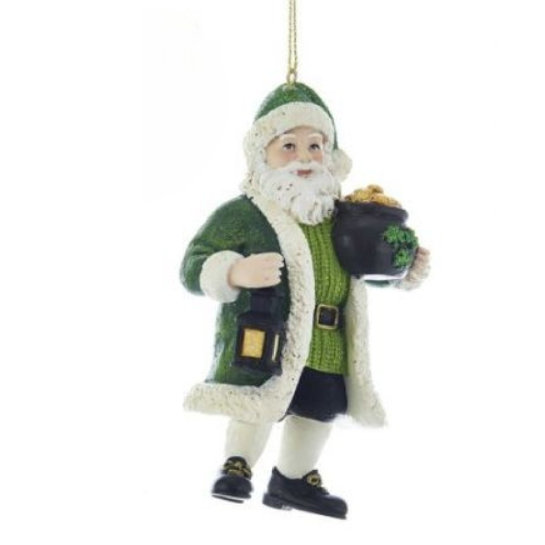 Kurt Adler's Irish Santa Ornaments