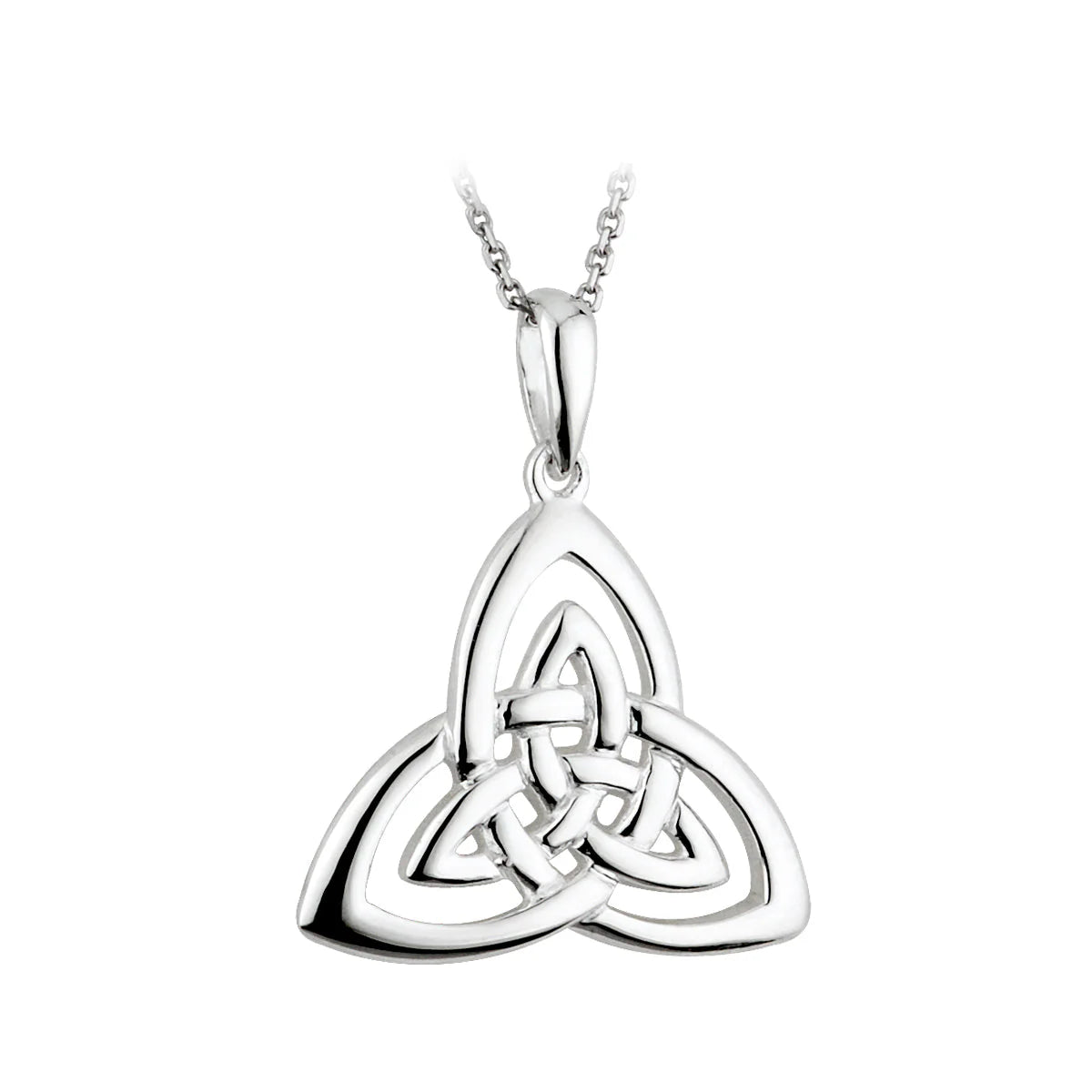 Silver Trinity Knot Necklace