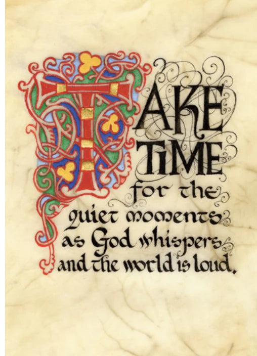 God Whispers Celtic Manuscript Print
