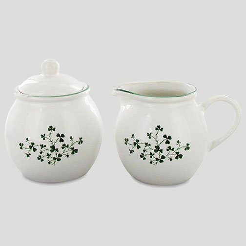 Shamrock Sugar & Creamer Set