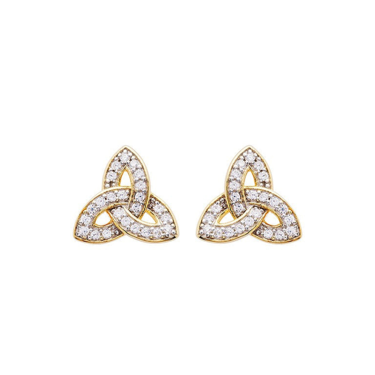 Trinity crystal earrings