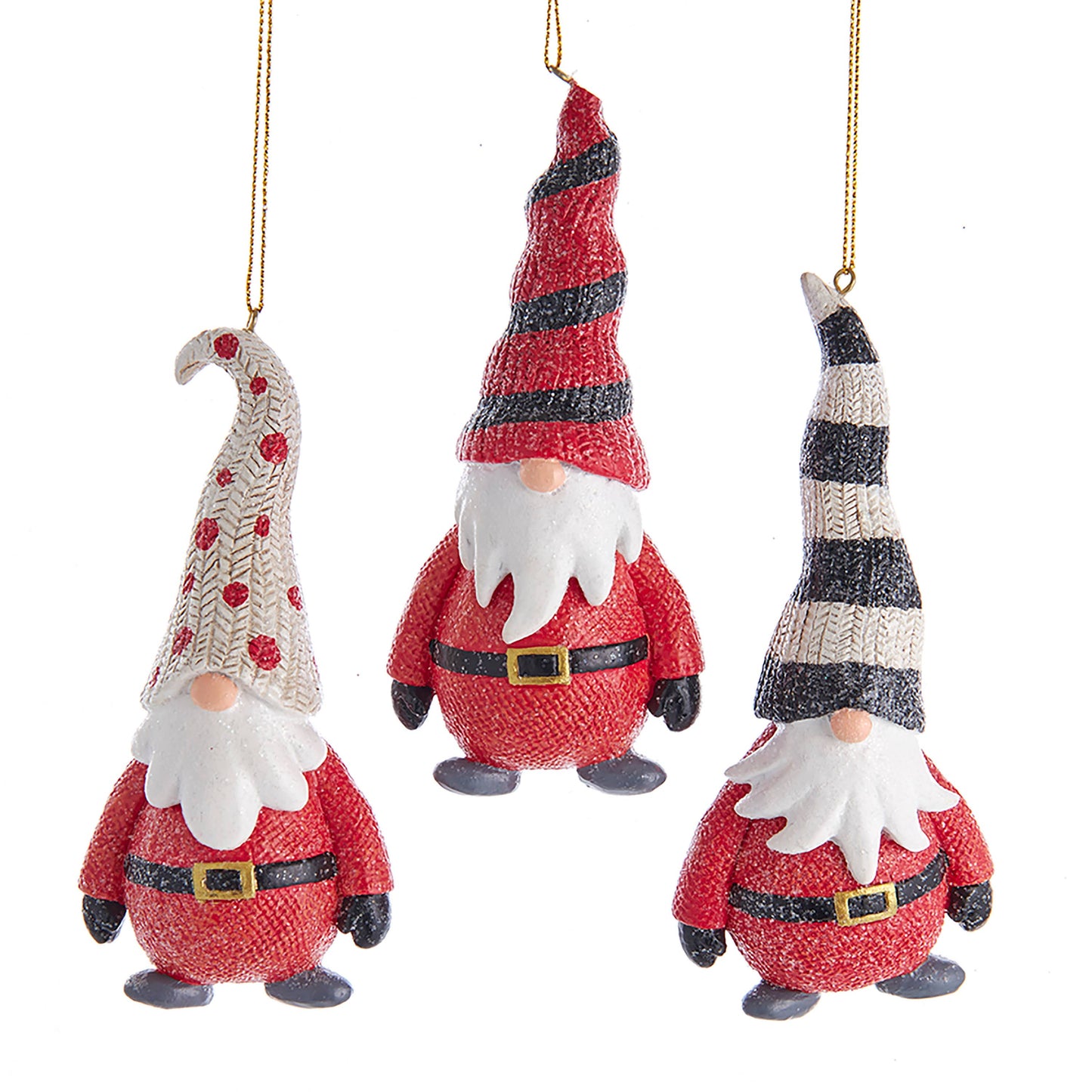 5"RESIN LONG HAT GNOME ORNAMENT