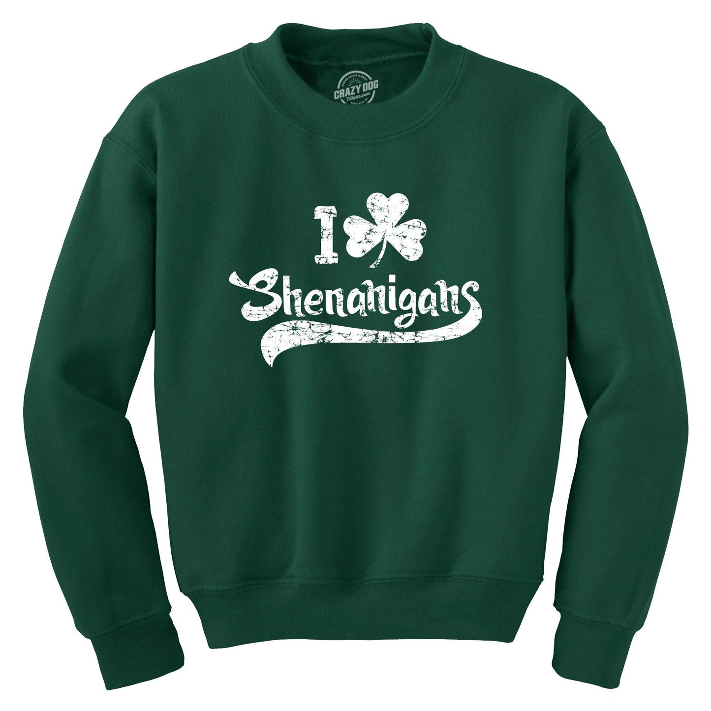 I Clover Shenanigans Crew Neck Sweatshirt