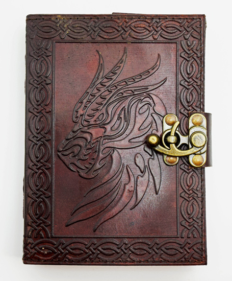 Celtic Dragon Head Journal 5 x 7 inches