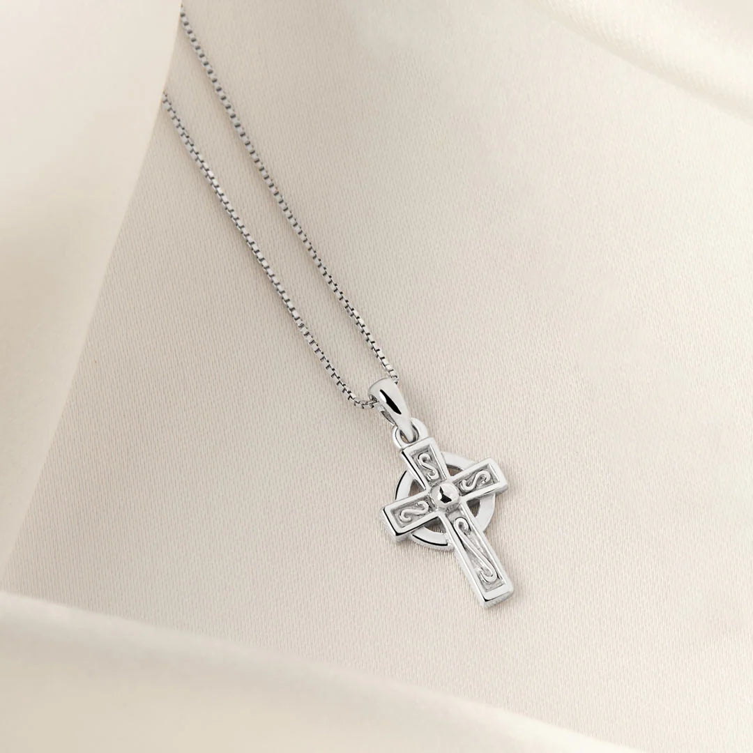 Sterling Silver Kids Cross Pendant