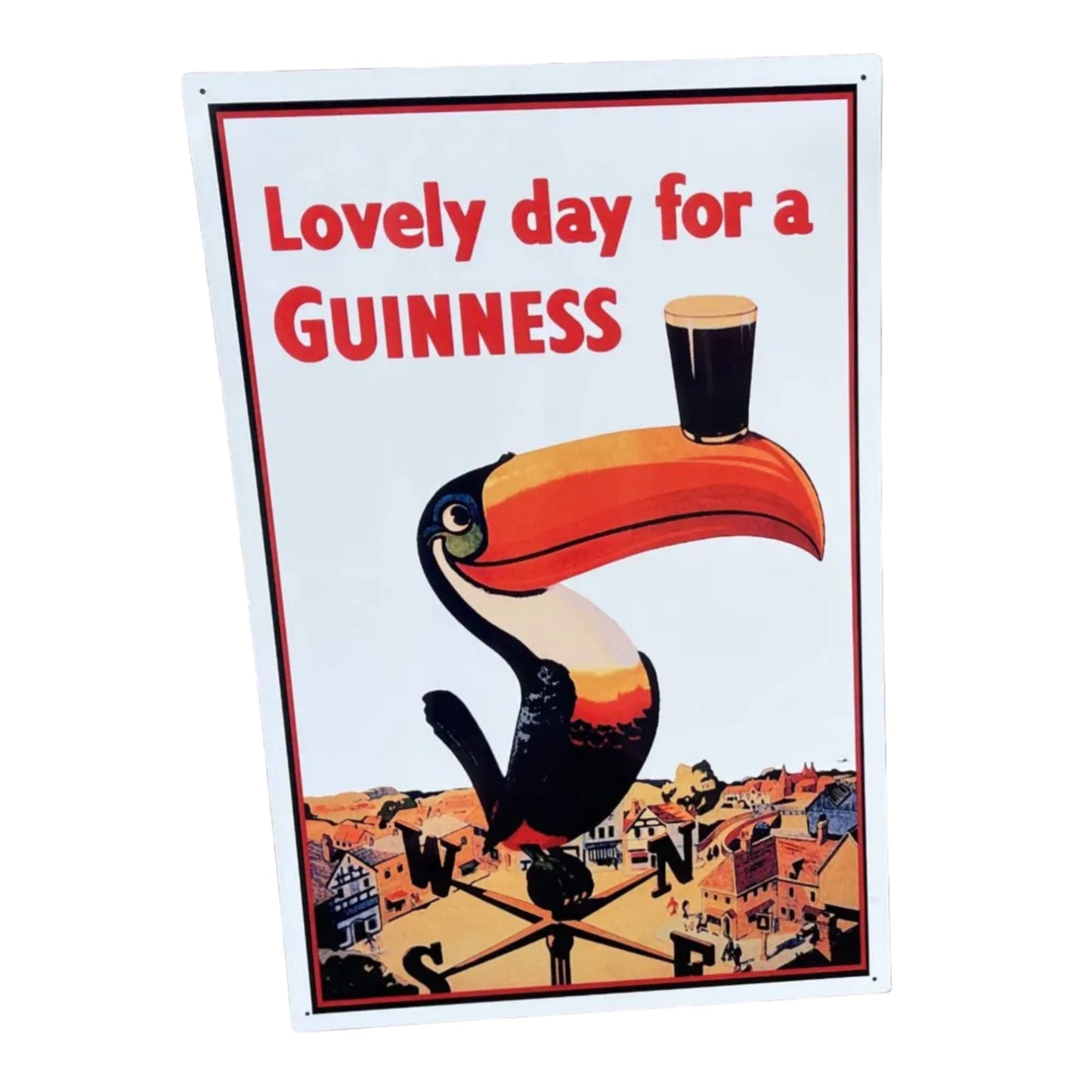 Lovely Day For A Guinness Toucan Metal Sign