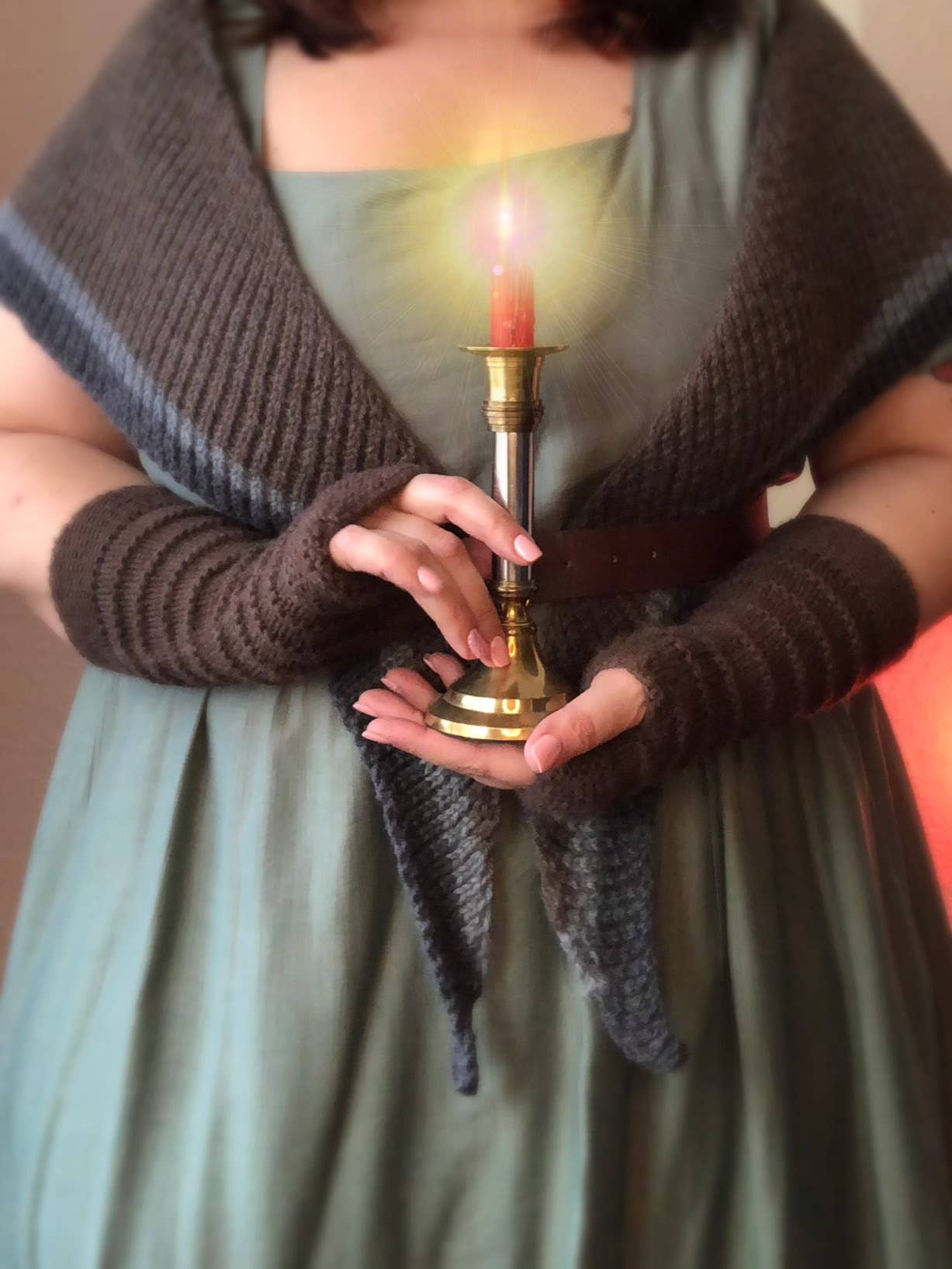 Outlander-inspired striped mittens | Mrs Fitz Cottagecore