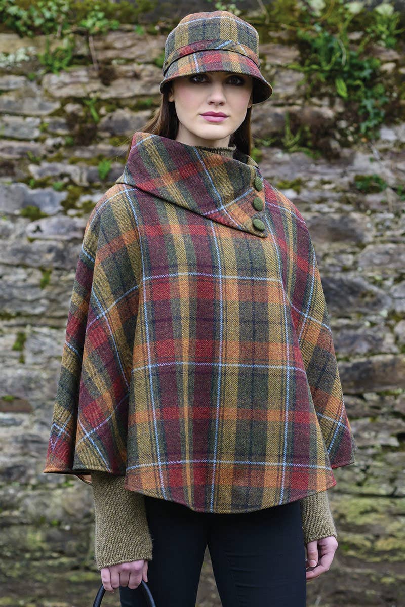 Ladies 100% Wool Poncho 321