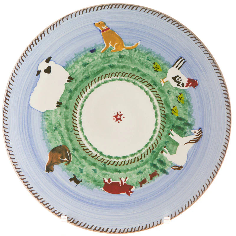 Nicholas Mosse 9" Assorted Animals Cake Dish