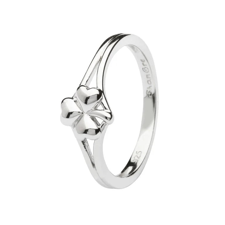 Sterling Silver Shamrock Ring