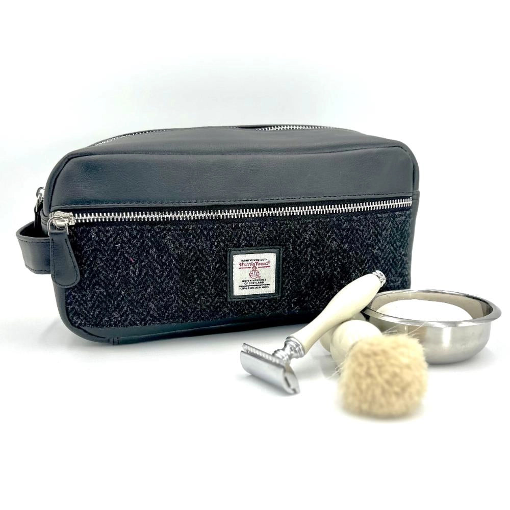 Harris Tweed Wash Bag