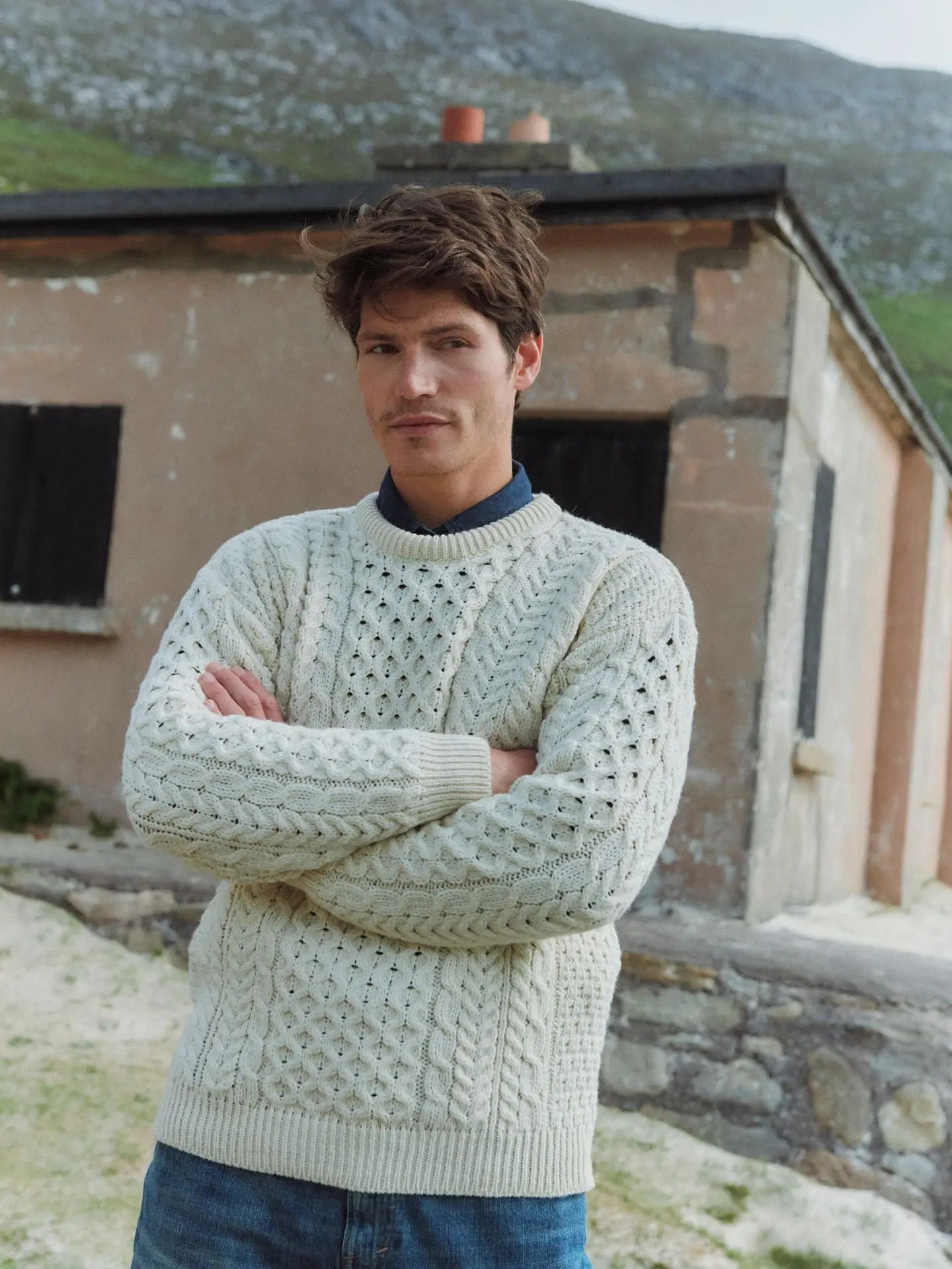 inisheer Mens Sweater Worn by Ireland's Olympic Team 