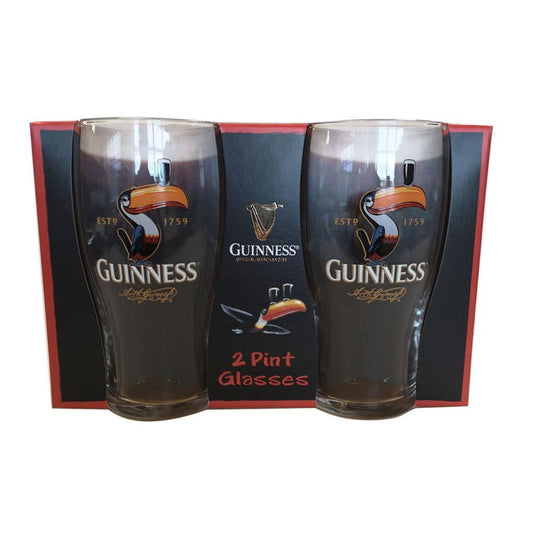 GUINNESS - TOUCAN PINT GLASS PACK (2-PACK)