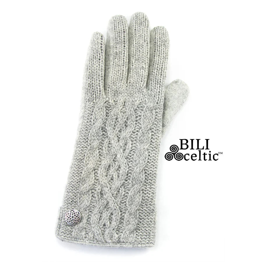 Celtic Cable Knit Gloves
