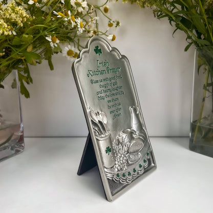 Irish Kitchen Prayer Plaque