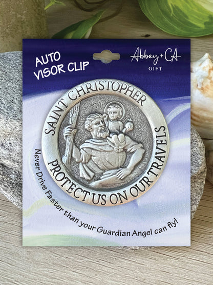 New Saint Christopher Visor Clip 