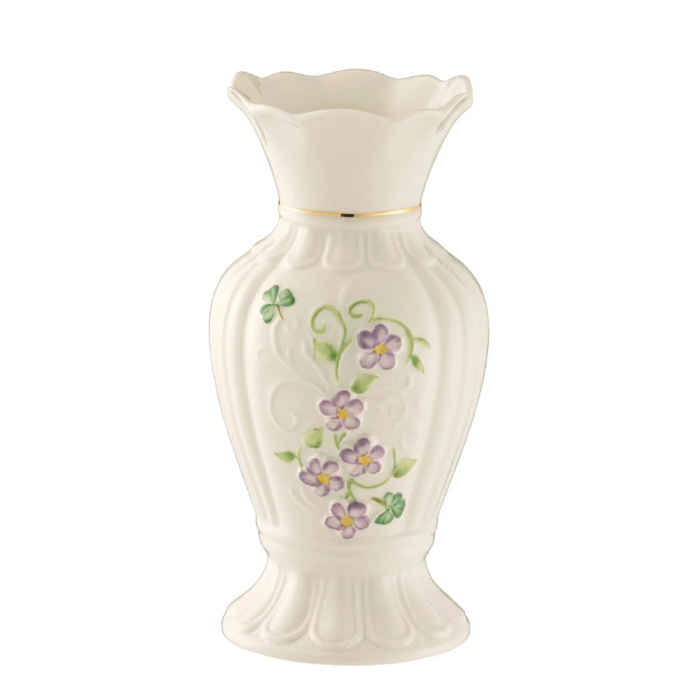 Belleek Classic Irish Flax 9.5" Vase