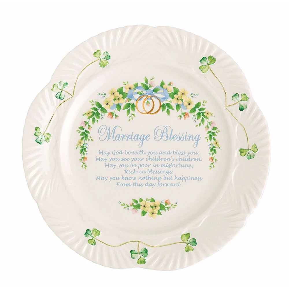 Harp Marriage Blessing Plate