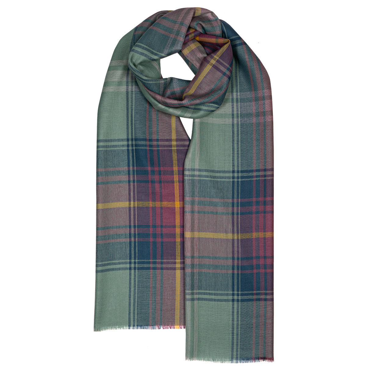 Alba Tartan Extra Fine Merino Tartan Stole