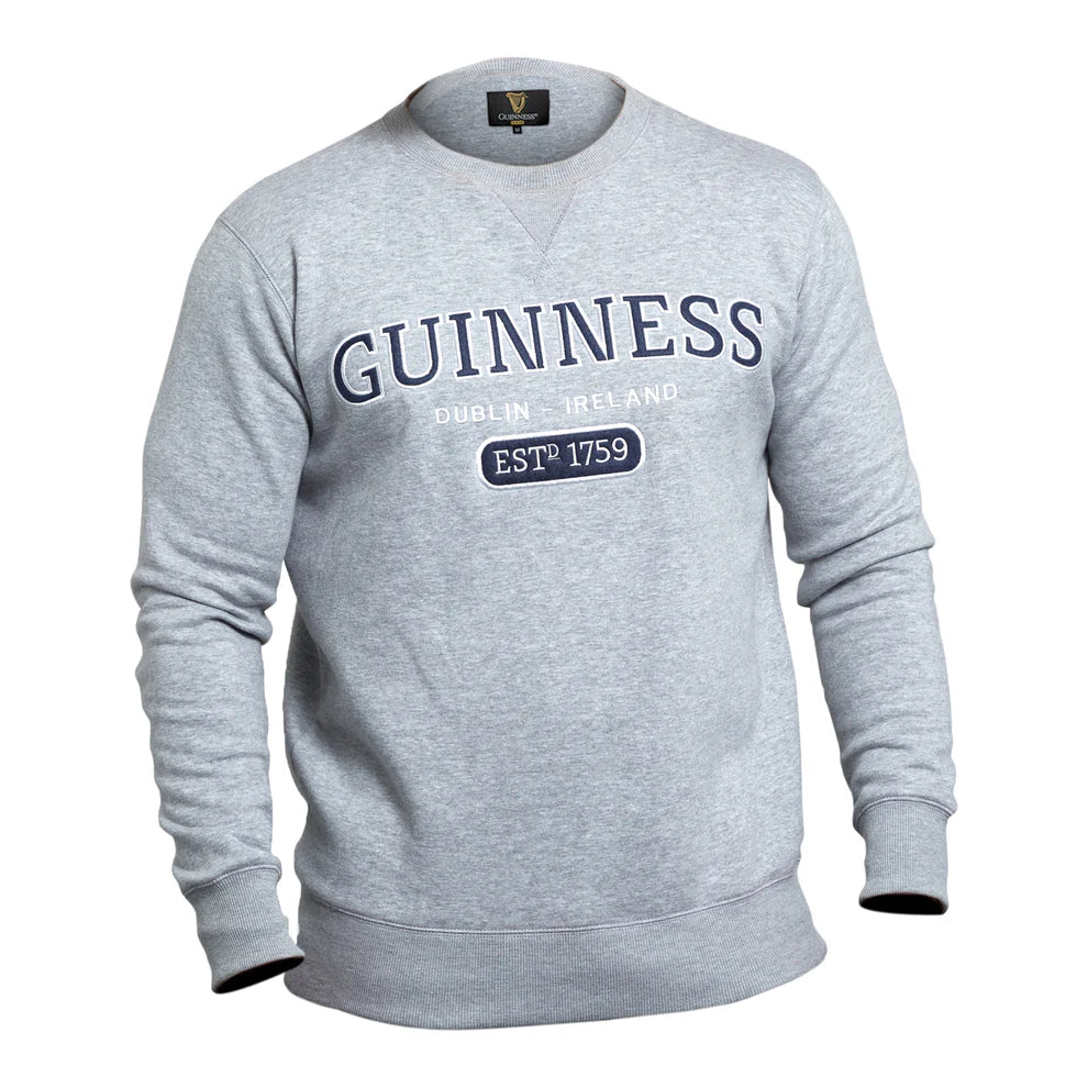 Guinness Grey Crew Neck Sweatshirt