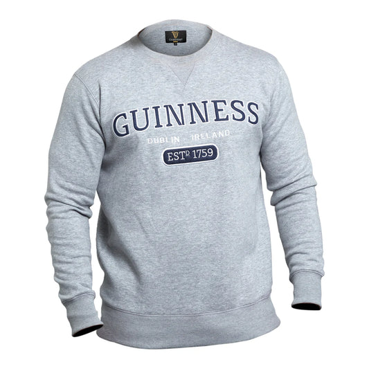 Guinness Grey Crew Neck Sweatshirt