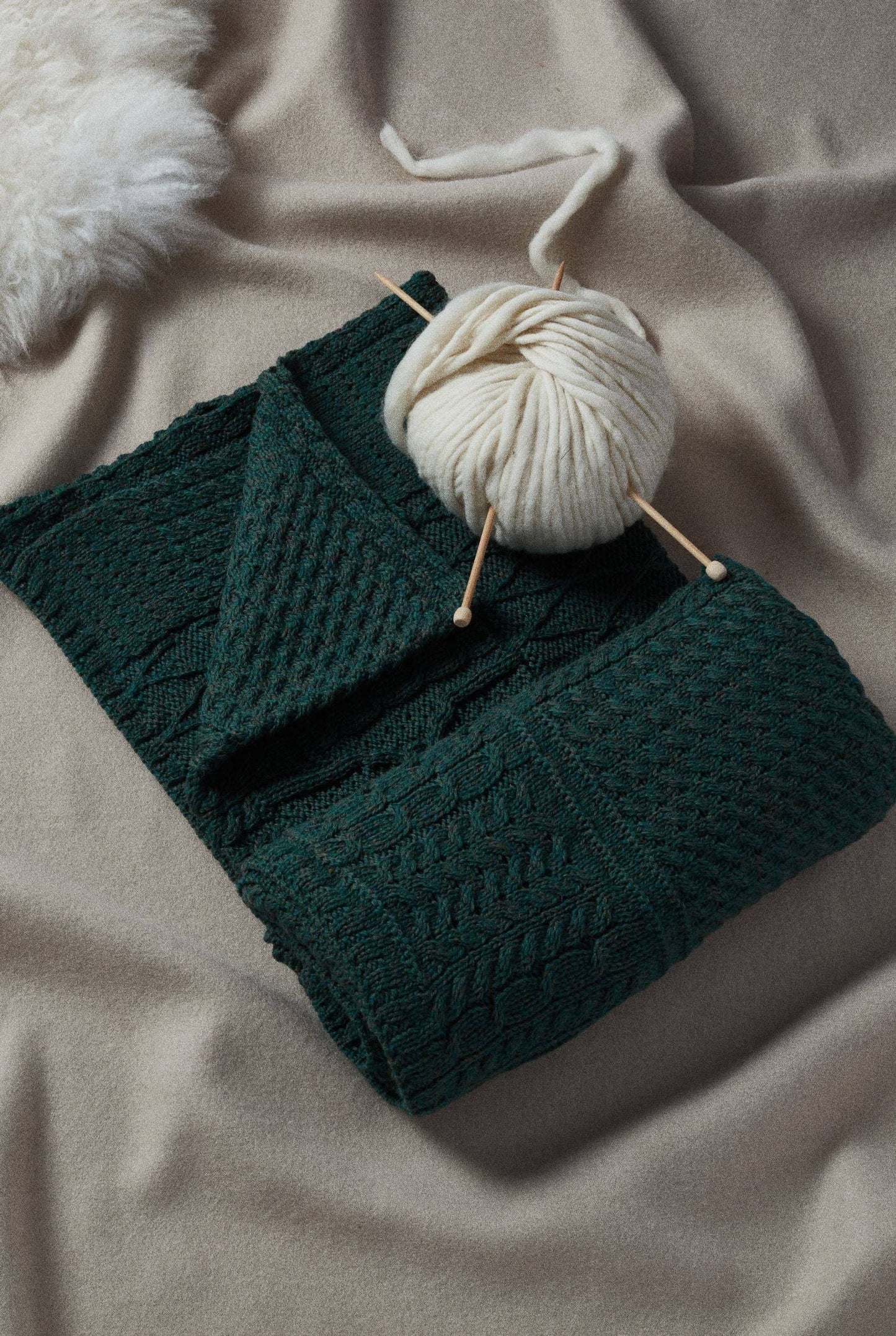 Keel Aran Patchwork Merino Blankets