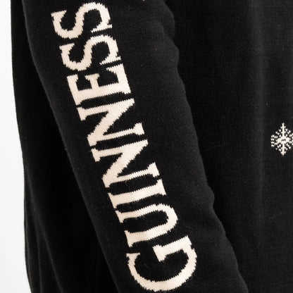 Guinness Holiday Black and Cream Tortoise Sweater