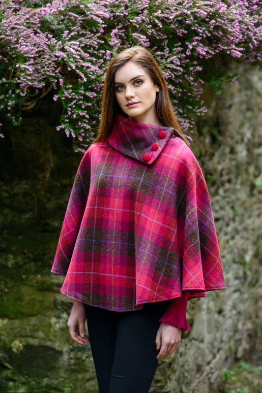 Ladies 100% Wool Poncho 223