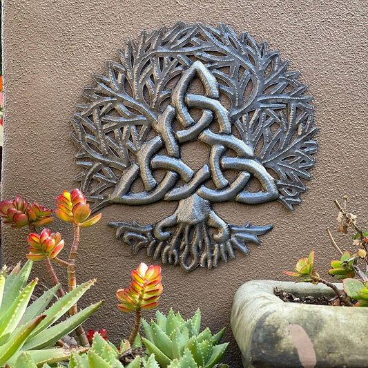 Celtic Knot Symbol, Tree of life Wall Hanging Art 11"
