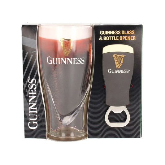 Guinness Pint Glass & Bottle Opener Gift Set