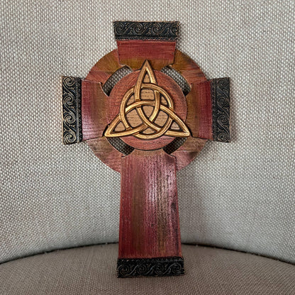 Trinity Knot Wall Cross