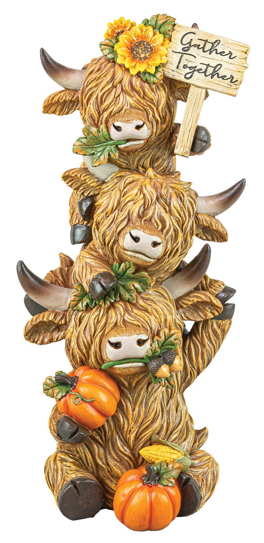 HARVEST HIGHLAND COW STACKER