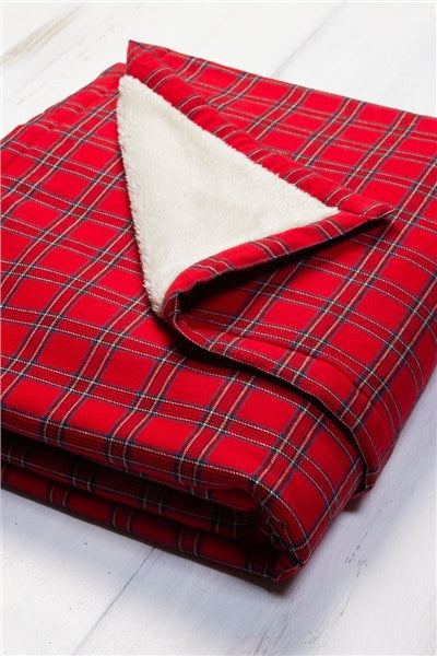 Irish Country Flannel Throw